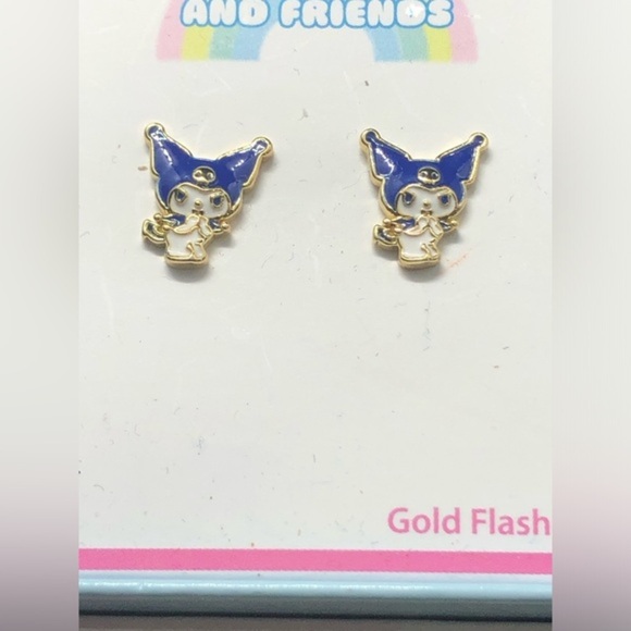 Hello‎ Kitty & Friends Kuromi stud earrings new - Picture 8 of 16